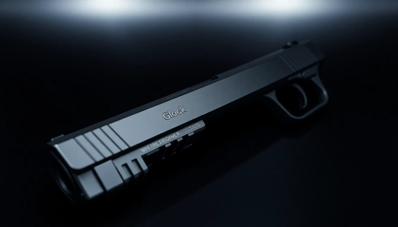 Showcasing high-quality glock 17 slides with precision engineering and sleek design.