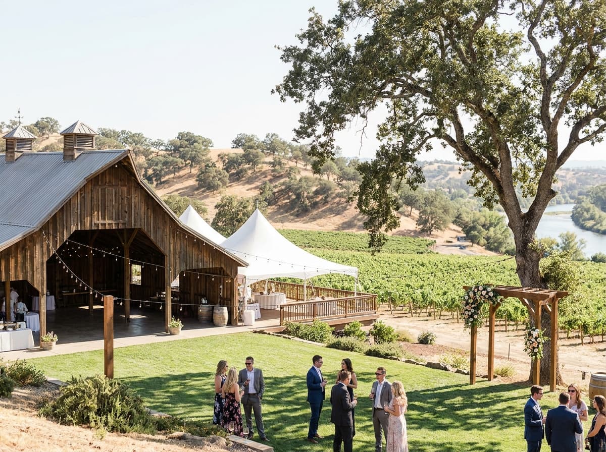 Outdoor wedding venue sacramento delta – Celebrate in Beautiful Clarksburg Wine Country