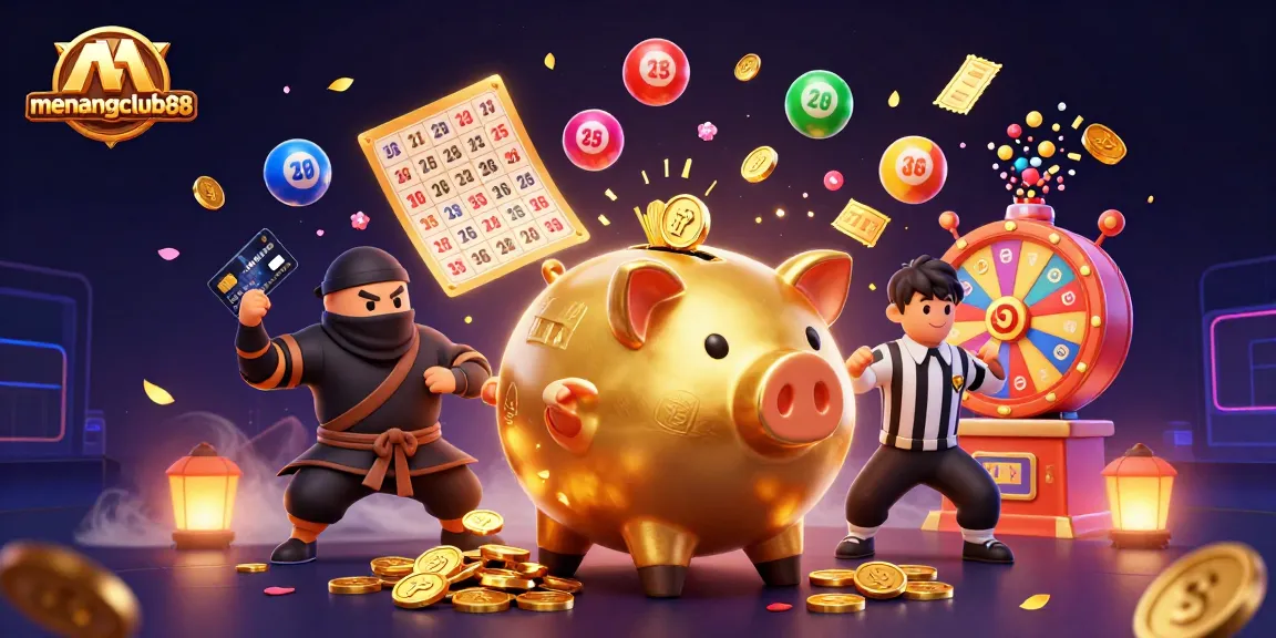 Join the excitement at menangclub88 with a vibrant scene featuring engaging game elements and characters.