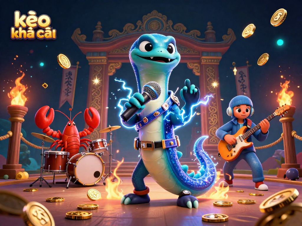 Enhance your kèo nhà cái experience with a vibrant underwater casino scene featuring musical sea creatures.