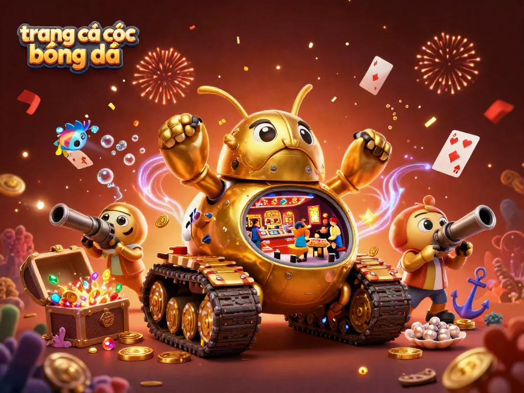 Trang cá cược bóng đá: Trải nghiệm không gian casino đầy màu sắc từ xe tăng bọ vàng.