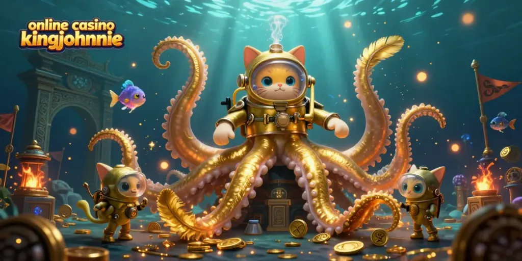 Experience thrilling gameplay at online casino kingjohnnie with dynamic elements and an exciting underwater scene.