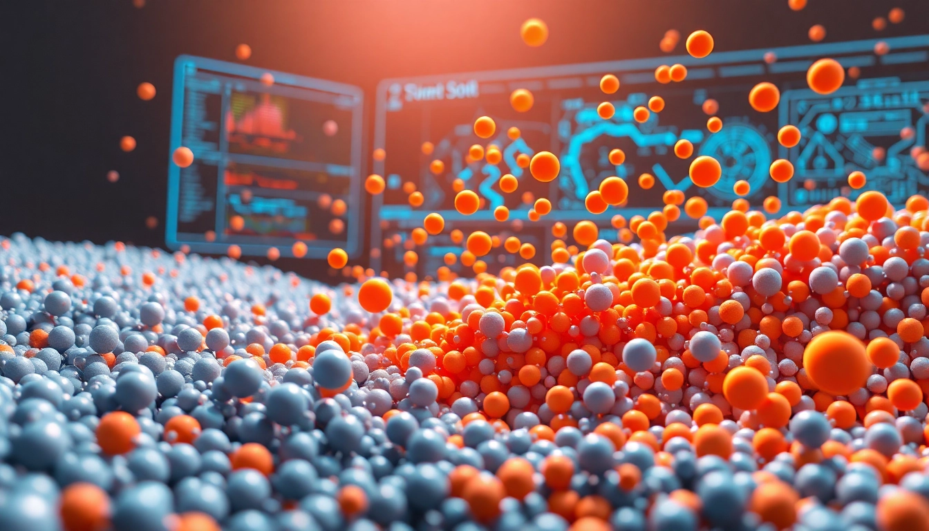 Explore Discrete Element Modeling through a dynamic representation of particle interactions in a simulation.