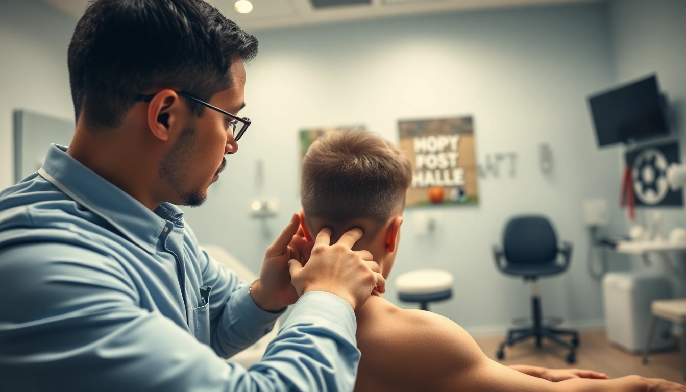 Sports injury chiropractor St. Albert providing care in a modern clinic.