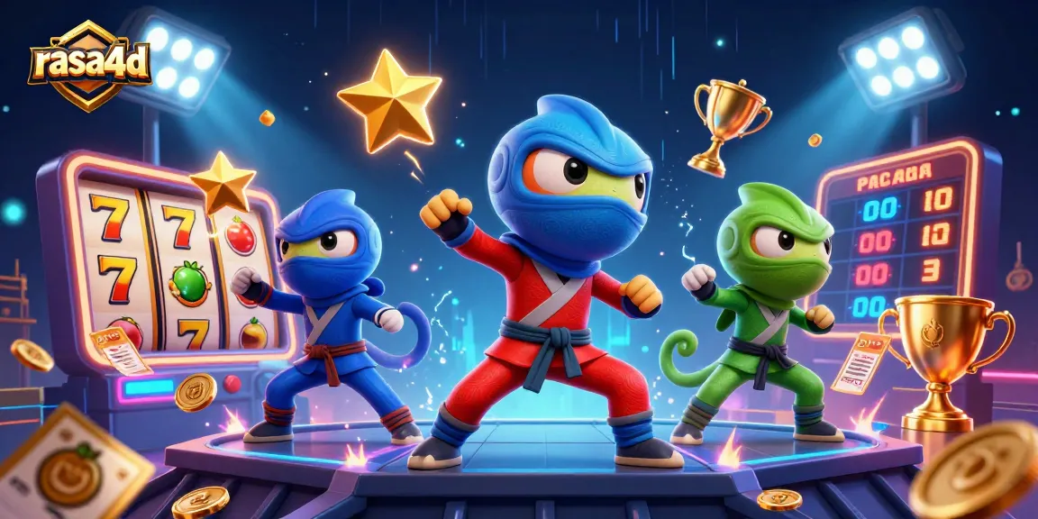 Rasakan sensasi slot di rasa4d dengan ninja chameleon beraksi dan simbol keberuntungan!
