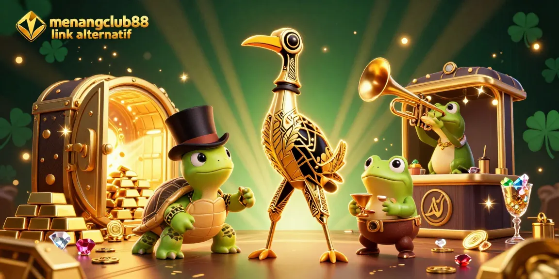 Unleash your luck with menangclub88 link alternatif through vibrant casino-themed illustration.
