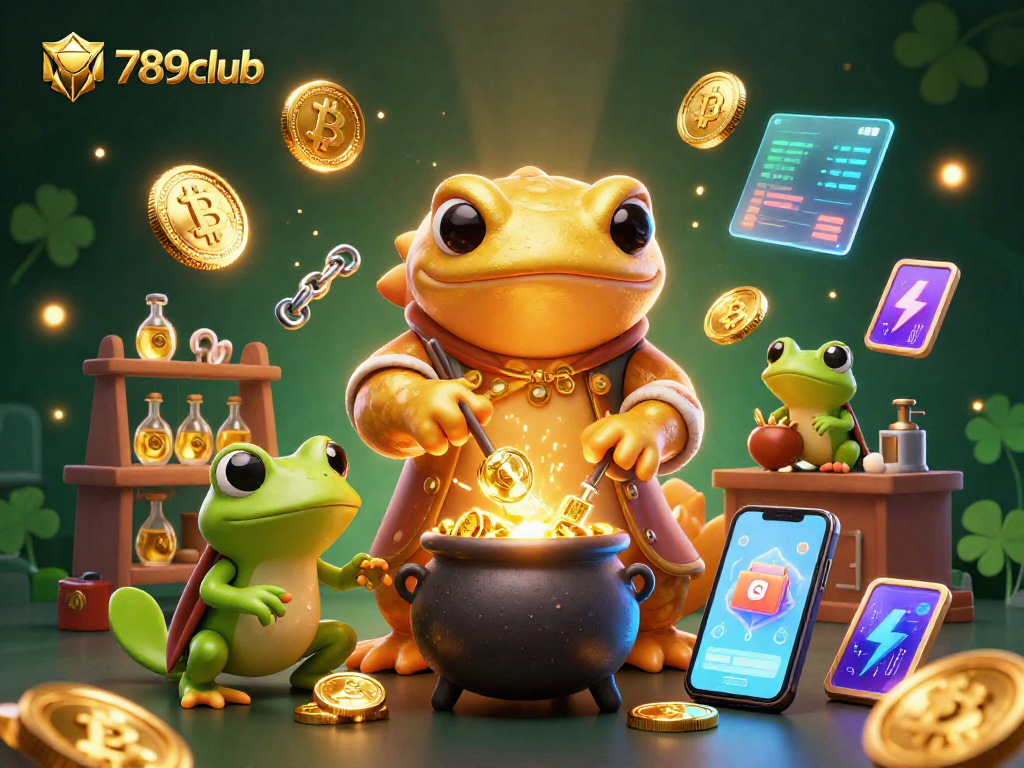 Experience the thrilling gameplay of 789club with exciting golden alchemy and crypto elements