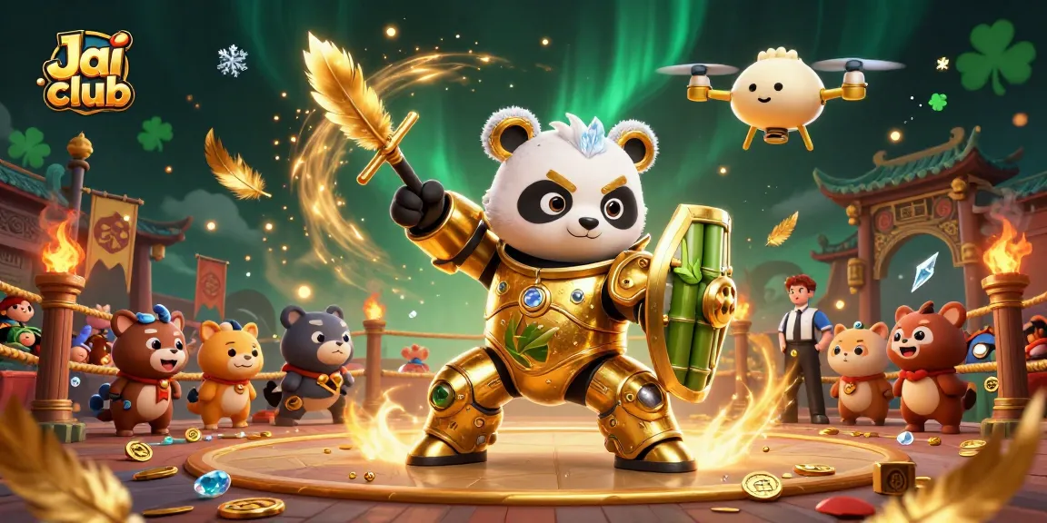 Experience thrilling victories with Jai club's dynamic gaming visuals, featuring exciting characters in action.