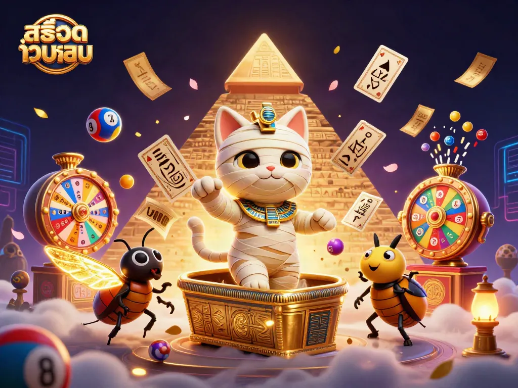 เล่นเกมสล็อตเว็บตรงที่ดีที่สุด พร้อมด้วยมาร์คการ์ด และลูกบอลลอตเตอรี่หลากสี