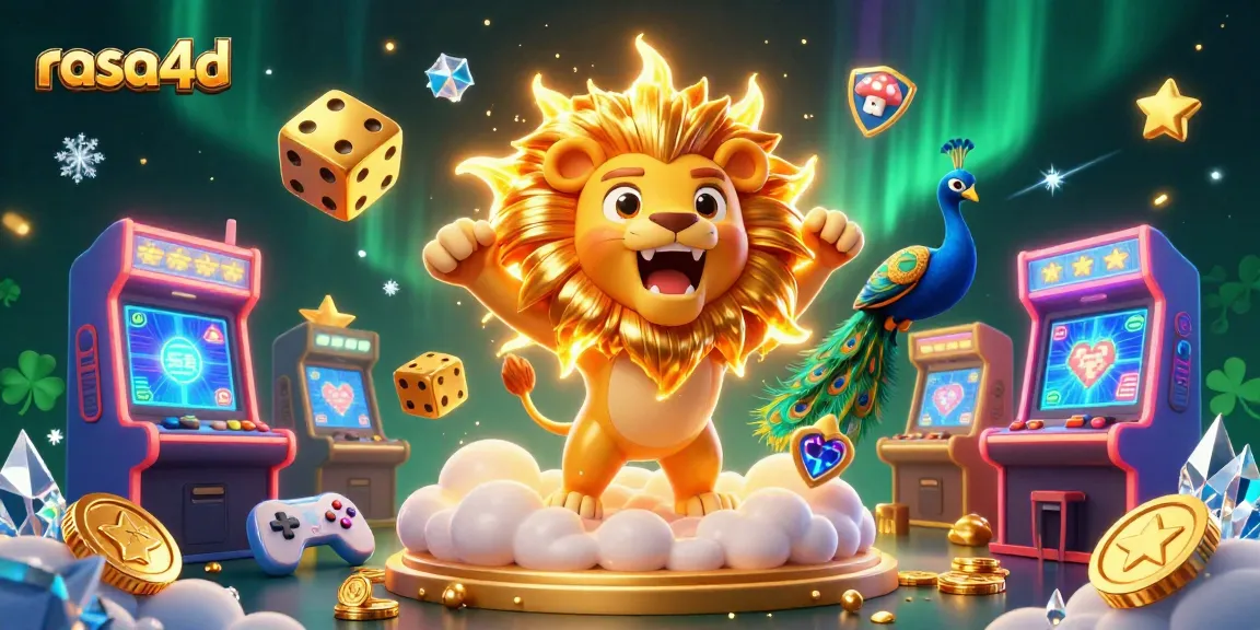 Rasa4d menghadirkan kasino dengan singa matahari 3D berkilauan dan dadu emas untuk kesenangan bermain.