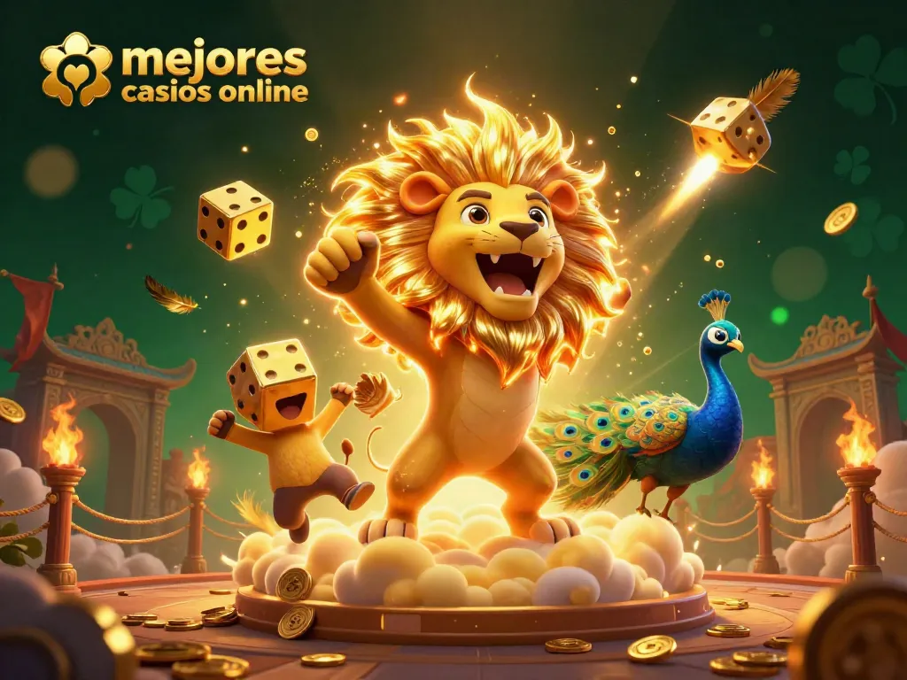 Juega y gana en los mejores casinos online mientras el león solar ruge en un entorno lleno de emoción y premios.