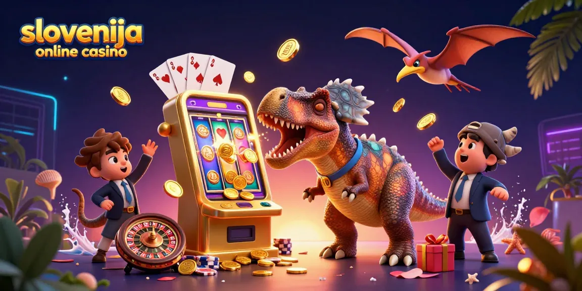 Uživajte v slovenija online casino z dinamičnim prizorom, kjer dinozaver izbija jackpot!