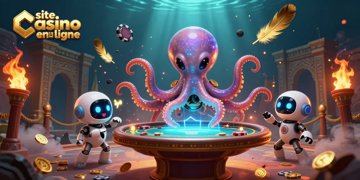 Jouer sur le site casino en ligne avec un poulpe extraterrestre et des jetons orbitants