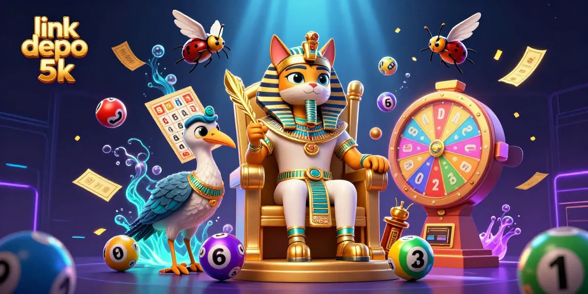 Engage with link depo 5k and win with vibrant lottery balls and a thrilling prize wheel!