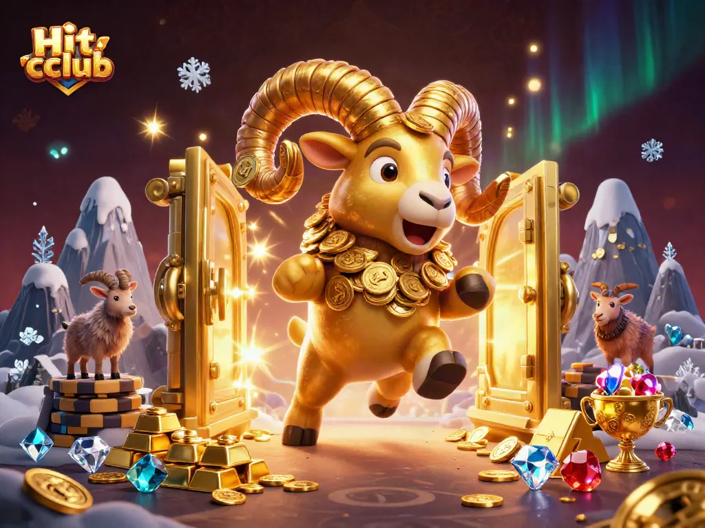 Experience winning thrills at Hit club with golden treasures and vibrant 3D characters