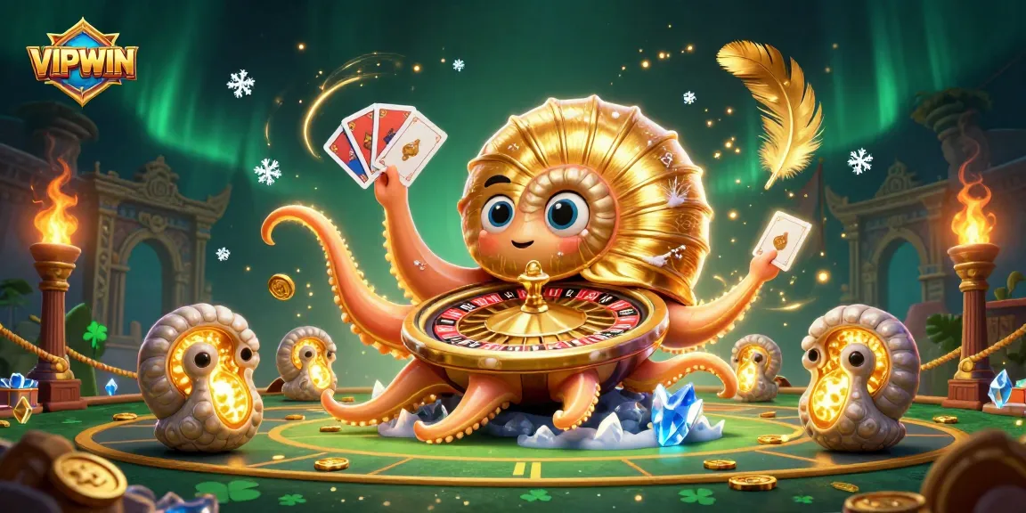 Experience thrilling gameplay at VIPWIN, with vibrant casino elements and interactive characters.