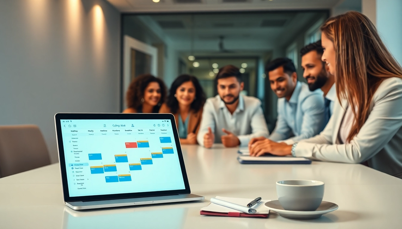 Enhance productivity with tools that automate calendar management, showcasing a collaborative team environment.