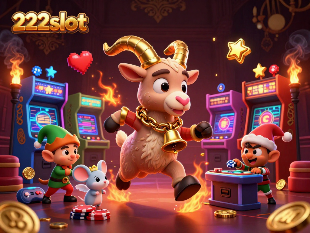 Menangkan hadiah slot menarik di 222slot dengan suasana kasino yang mengasyikkan dan interaksi karakter lucu.