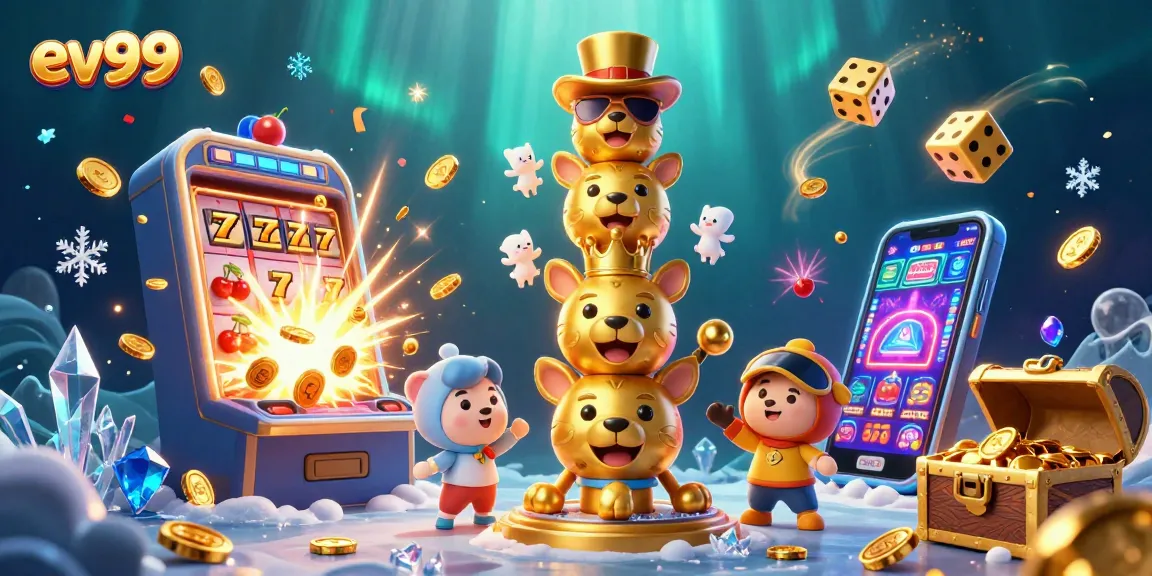 Spin thrilling reels at ev99, boasting vibrant casino games and engaging jackpot explosions.