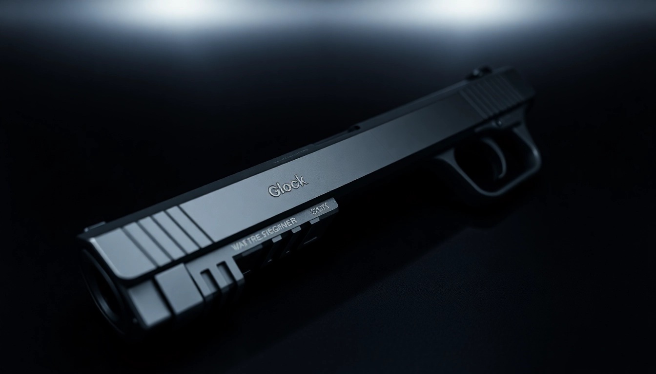 Showcasing high-quality glock 17 slides with precision engineering and sleek design.